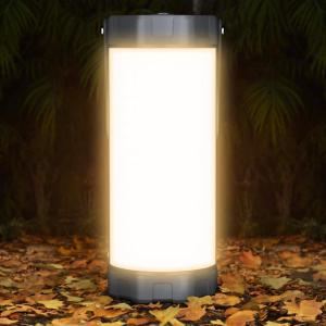 imageGlocusent Survival Camping Lantern 106LED with 5 Brightness Up to 1200LM 3 Modes ampamp SOS Rechargeable Lantern for 80hrs IP68 Waterproof Emergency Lanterns for Power outages GreenGray