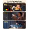 imageGlocusent Rechargeable Book Light 1000 mAh Battery for 160 Hrs 3 Amber Colors ampamp 5 Brightness Stepless Dimming  Reading Lights for Books in Bed Clip on Book Lights for Bookworms KidsWhite