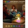 imageGlocusent RGB Candle Warmer Lamp with Timer Dimmable ampamp 7 Colors Height Adjustable Christmas Birthday Gifts for Mom Women Her Wax Melt Warmer for Jar Candles House Warming Room Home Office Decor