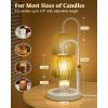 imageGlocusent RGB Candle Warmer Lamp with Timer Dimmable ampamp 7 Colors Height Adjustable Christmas Birthday Gifts for Mom Women Her Wax Melt Warmer for Jar Candles House Warming Room Home Office Decor