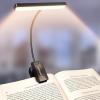 imageGlocusent 26 LED Rechargeable Book Light 1200 mAh Battery for 90 Hrs 5 Amber Colors ampamp Stepless Dimming Book Lights for Reading at Night  Portable Clip on Reading Light for Book Lovers KidsBlack
