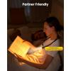 imageGlocusent Book Light 100Hrs Long Lasting Rechargeable Reading Light 5 Colors ampamp Stepless Dimming Neck Light  Perfect Book Light for Reading in Bed Knitting Book Lovers Gifts