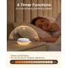 imageGlocusent 3In1 Portable Sound Machine for Baby White Noise for Sleeping Night Light ampamp Phone Connected Speaker 34 Sounds Timing Function 1000mAh Large Battery Designed for Travel Deep Restful Sleep