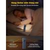 imageGlocusent Bookmark Style Book Light Reading Light with Sleep Aid ampamp Timer 5 Brightness ampamp 3Color Expertise Book Light for Reading in Bed USB Rechargeable Lamp for Book Lovers Gifts