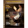 imageGlocusent Bookmark Style Book Light Reading Light with Sleep Aid ampamp Timer 5 Brightness ampamp 3Color Expertise Book Light for Reading in Bed USB Rechargeable Lamp for Book Lovers Gifts