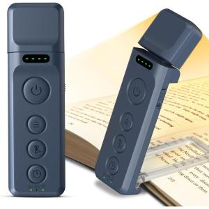 imageGlocusent Bookmark Style Book Light Reading Light with Sleep Aid ampamp Timer 5 Brightness ampamp 3Color Expertise Book Light for Reading in Bed USB Rechargeable Lamp for Book Lovers Gifts