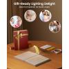 imageGlocusent 12 LED Rechargeable Book Light Clipon Reading Light with 5 Colors ampamp 5 Brightness Levels Up to 100Hrs Runtime EyeCaring Reading Lights for Books in Bed Perfect for Book Lovers KidsYellow