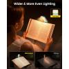 imageGlocusent 12 LED Rechargeable Book Light Clipon Reading Light with 5 Colors ampamp 5 Brightness Levels Up to 100Hrs Runtime EyeCaring Reading Lights for Books in Bed Perfect for Book Lovers KidsSky Blue