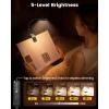 imageGlocusent 13 LEDs Book Lights for Reading at Night 120 Hrs Runtime Rechargeable Reading Light Eye Caring 3 Colors ampamp 5 Stepless Dimming Brightness 360LM Flexible Clip on Light for Book Lovers Kids